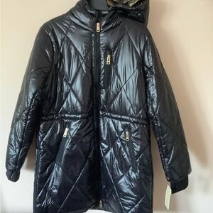 Michael Kors Quilted Black Puffer Coat